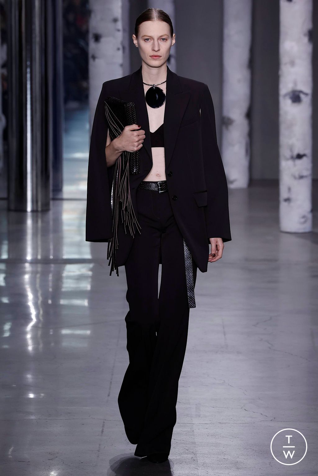 Fashion Week New York Fall/Winter 2023 look 3 de la collection Michael Kors Collection womenswear