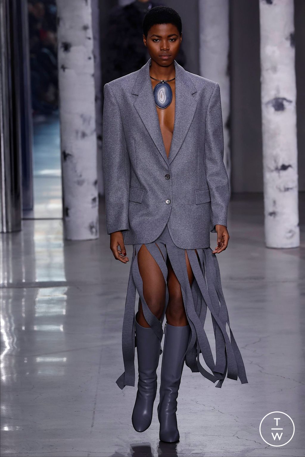 Fashion Week New York Fall/Winter 2023 look 45 de la collection Michael Kors Collection womenswear