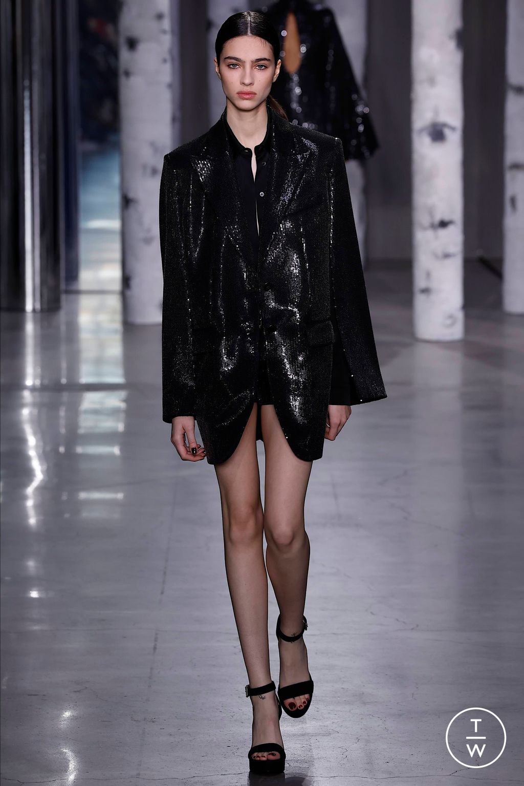 Fashion Week New York Fall/Winter 2023 look 57 from the Michael Kors Collection collection womenswear