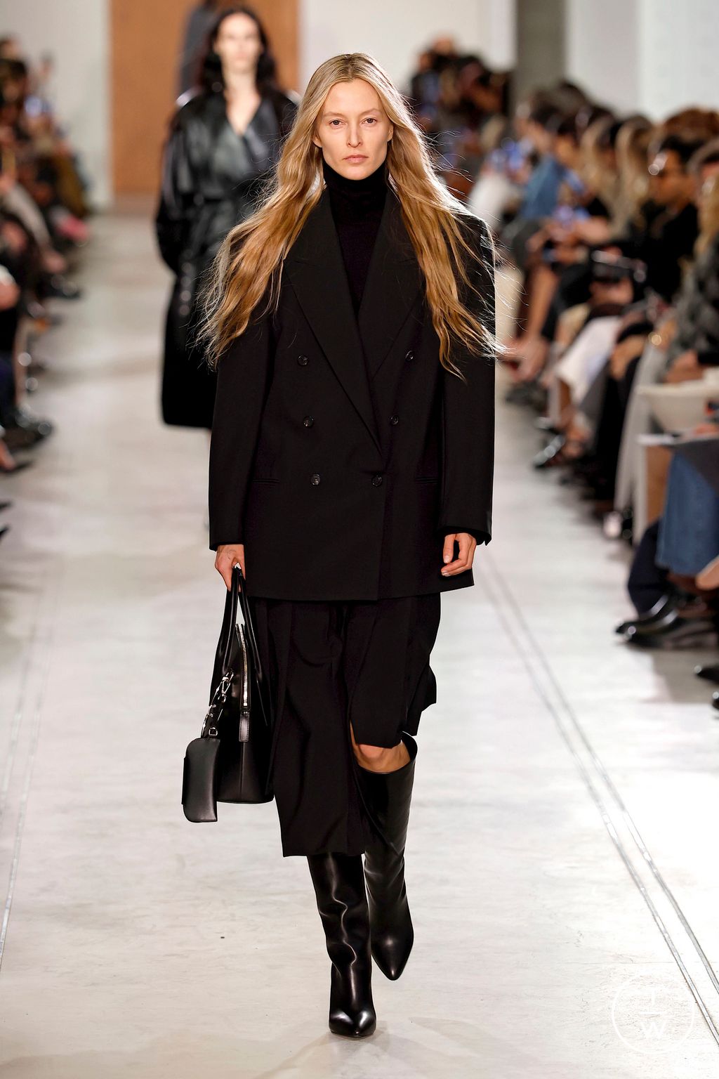 Fashion Week New York Fall/Winter 2025 look 1 from the Michael Kors Collection collection 女装