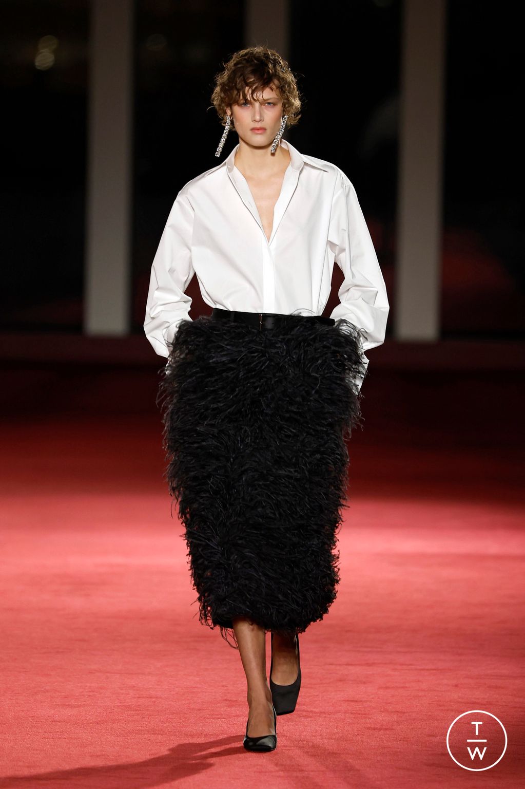 Fashion Week New York Fall/Winter 2026 look 1 from the Michael Kors Collection collection womenswear