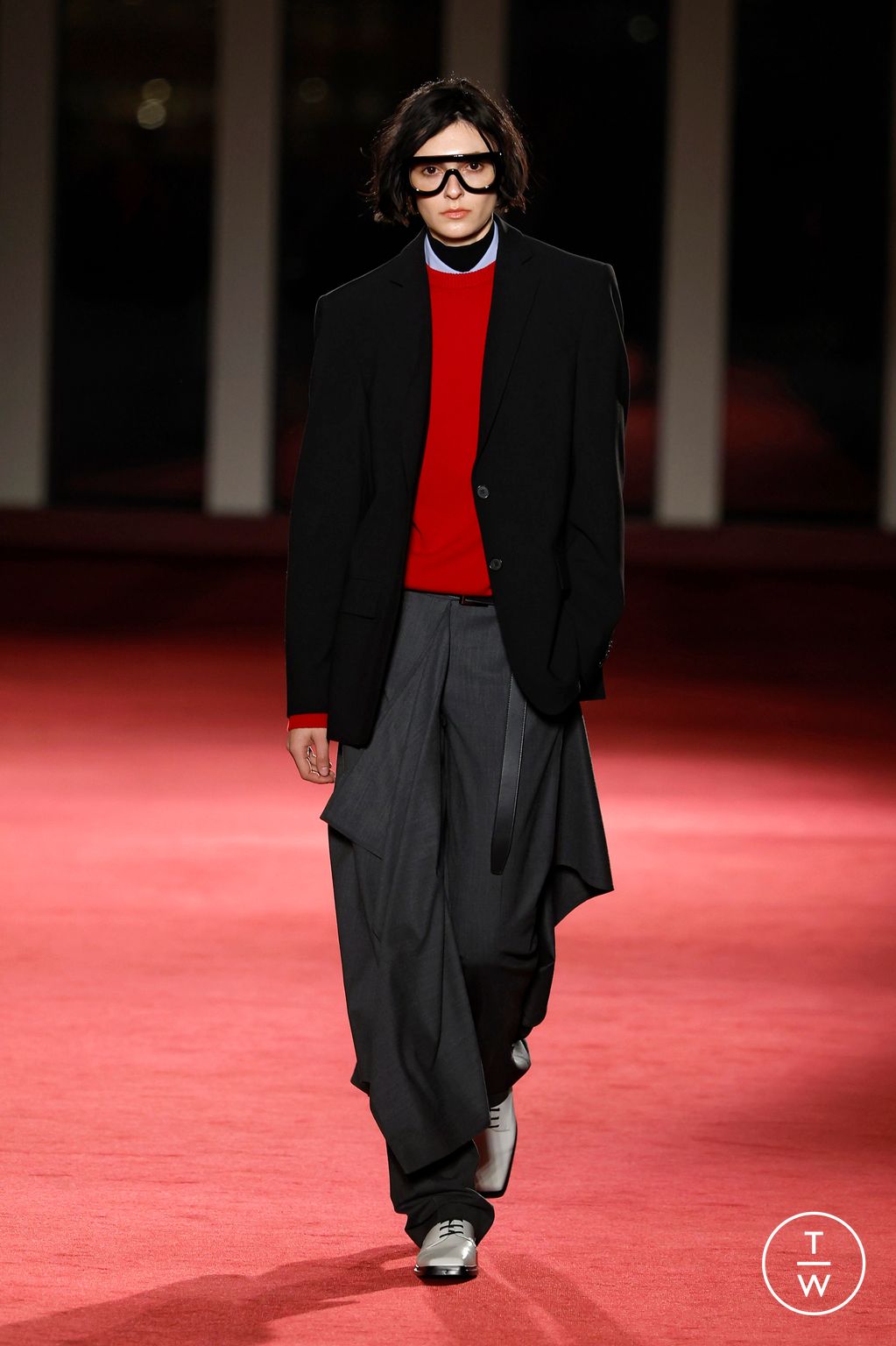 Fashion Week New York Fall/Winter 2026 look 8 de la collection Michael Kors Collection womenswear