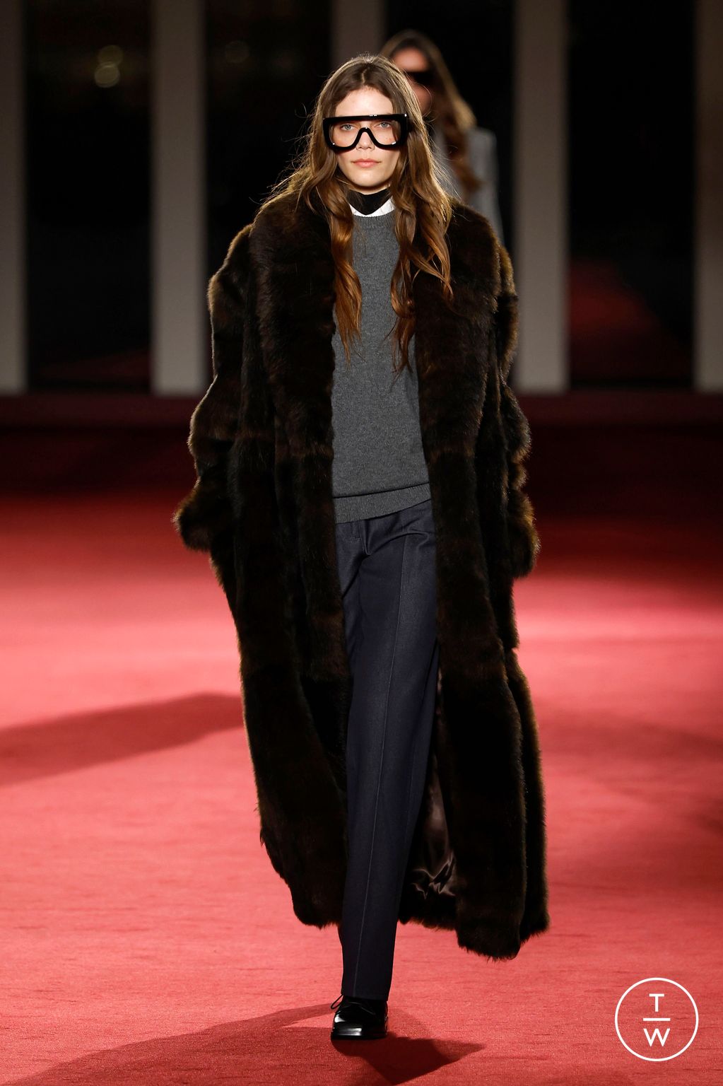 Fashion Week New York Fall/Winter 2026 look 30 from the Michael Kors Collection collection womenswear