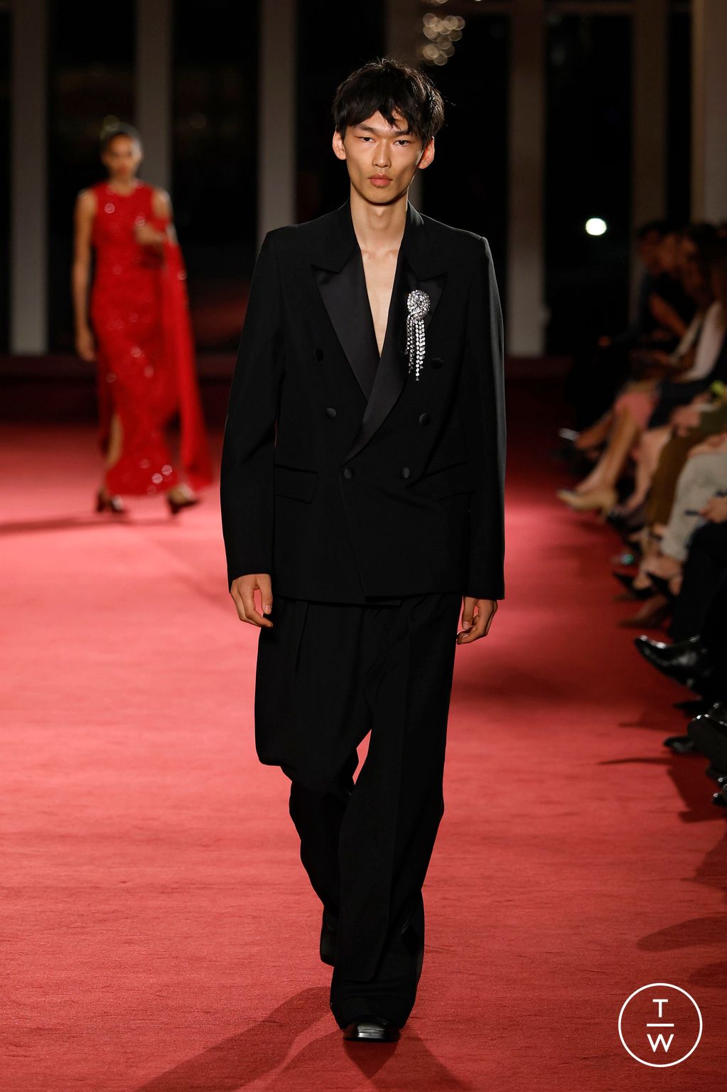 Fashion Week New York Fall/Winter 2026 look 59 from the Michael Kors Collection collection 女装