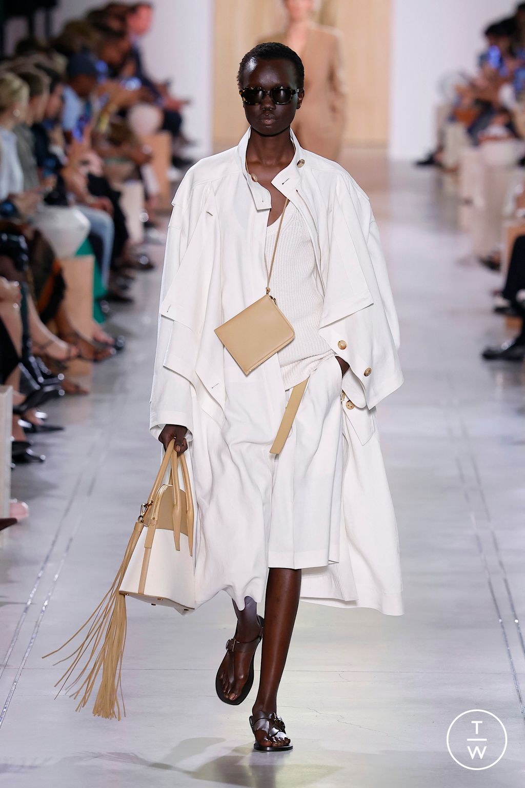 Fashion Week New York Spring/Summer 2026 look 18 from the Michael Kors Collection collection womenswear