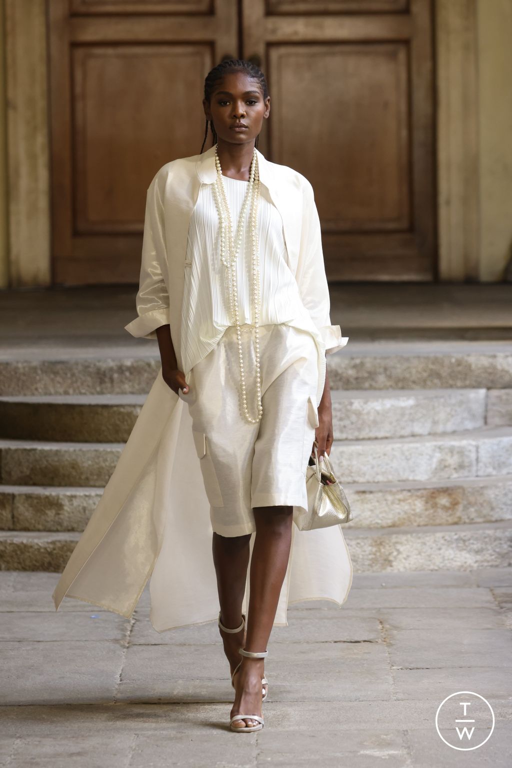 Fashion Week Milan Spring/Summer 2024 look 1 from the Martino Midali collection womenswear