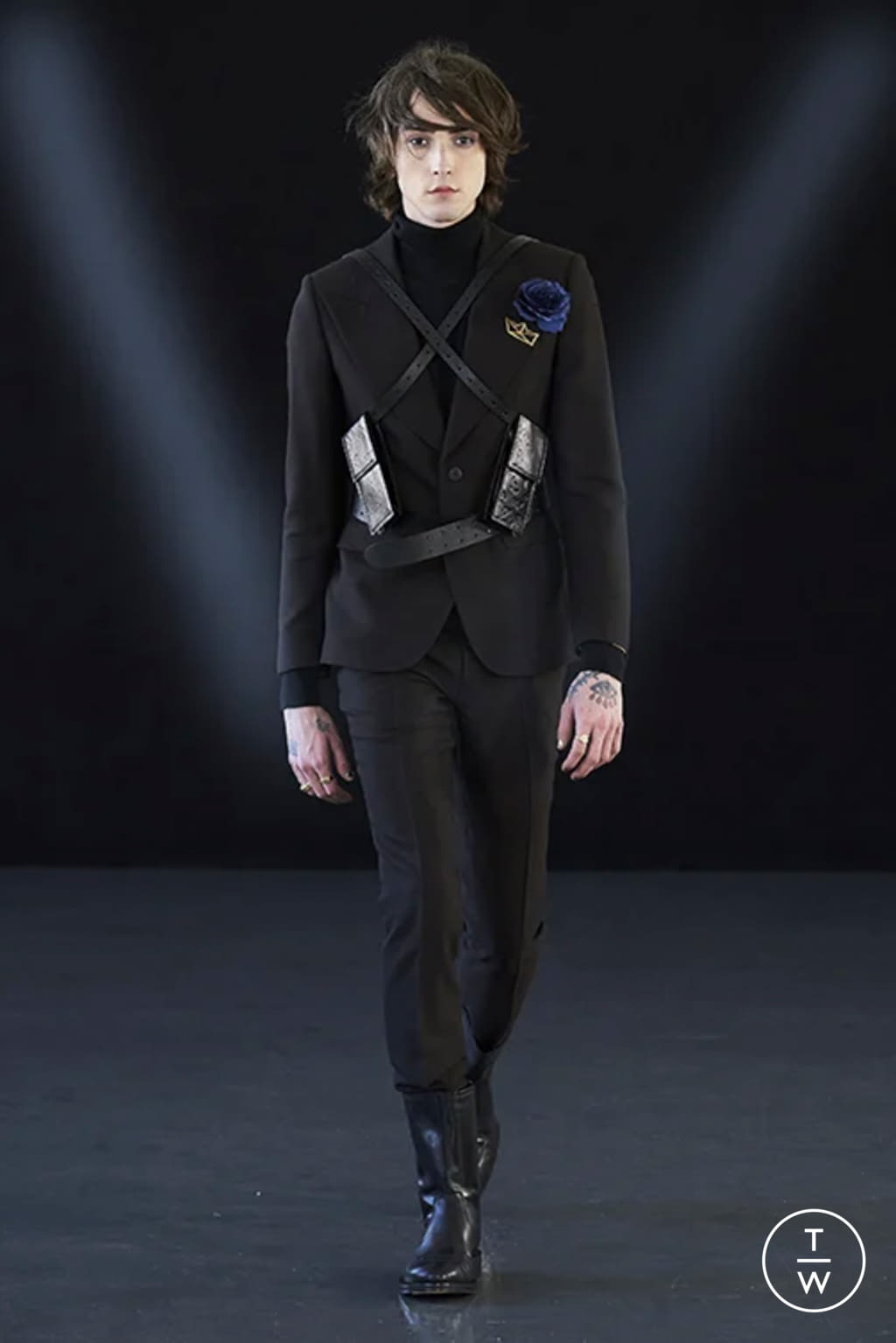 Fashion Week Milan Fall/Winter 2021 look 12 de la collection Miguel Vieira menswear