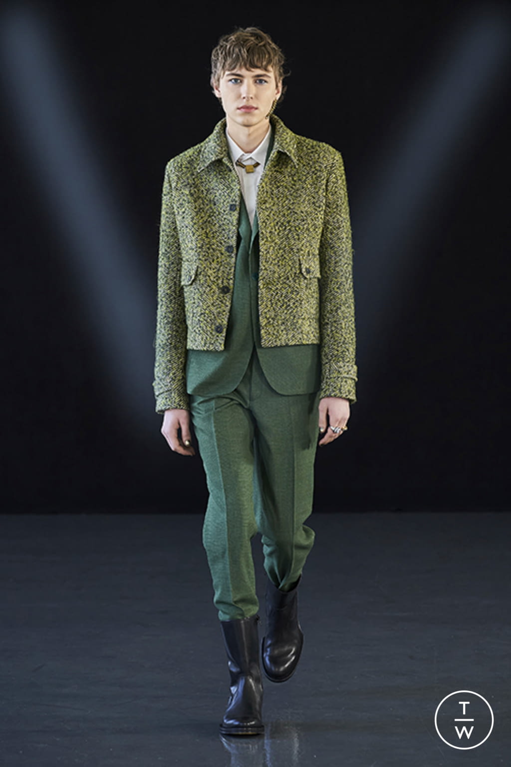 Fashion Week Milan Fall/Winter 2021 look 28 from the Miguel Vieira collection 男装