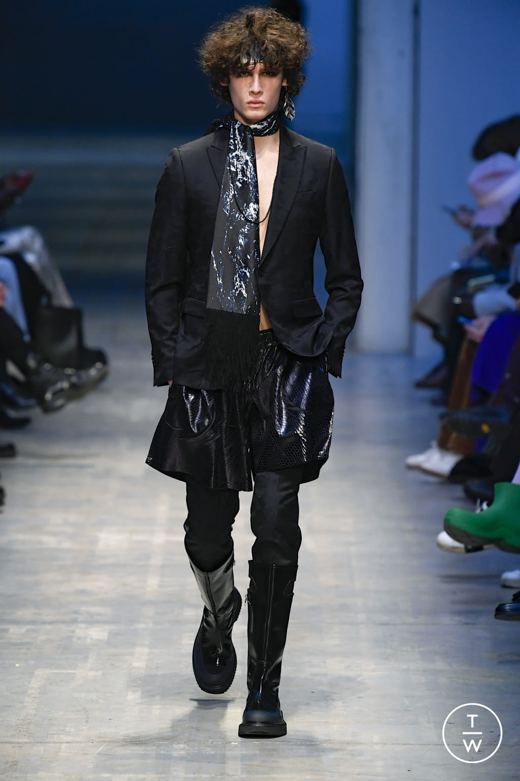 Fashion Week Milan Fall/Winter 2022 look 3 from the Miguel Vieira collection menswear