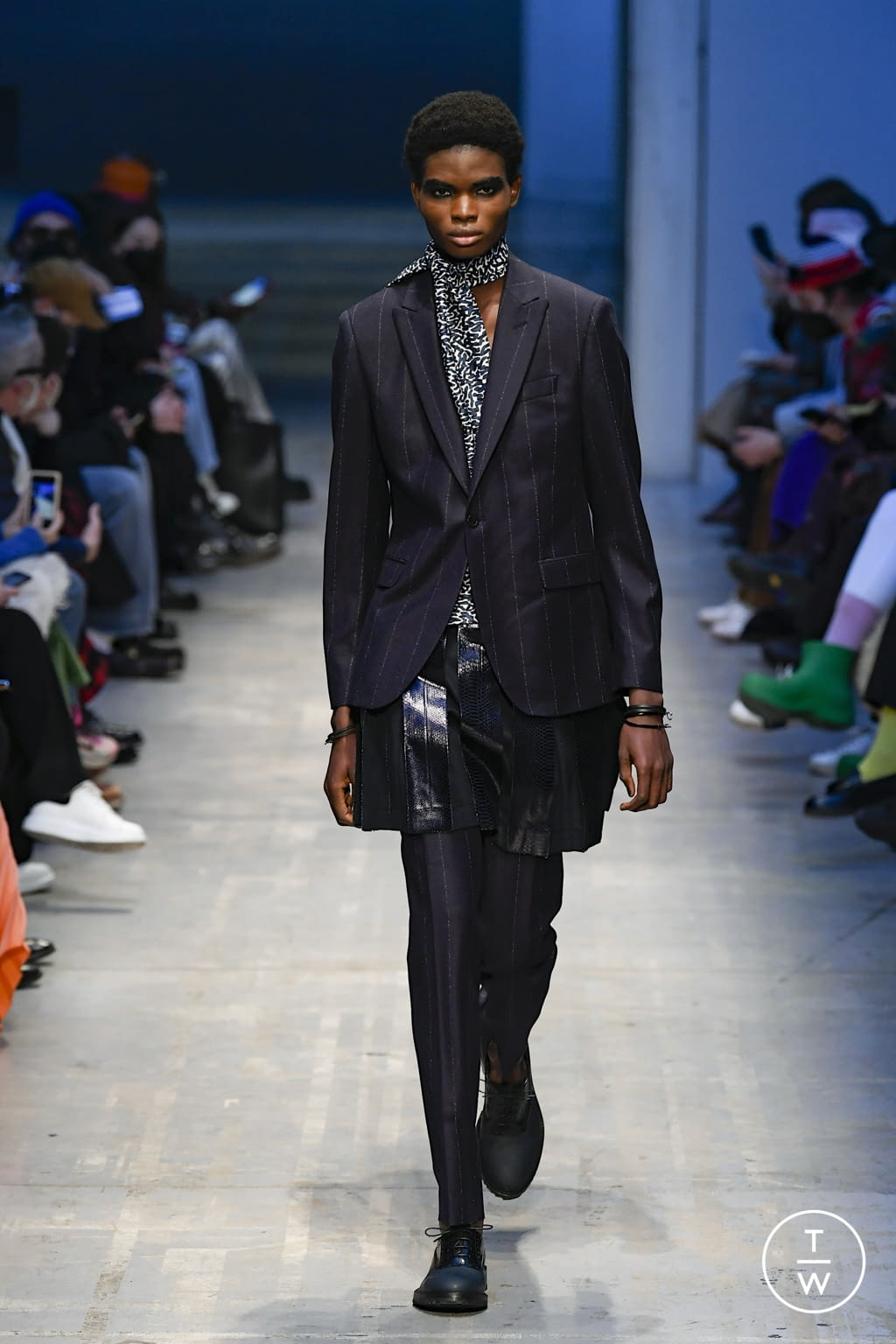 Fashion Week Milan Fall/Winter 2022 look 4 from the Miguel Vieira collection menswear
