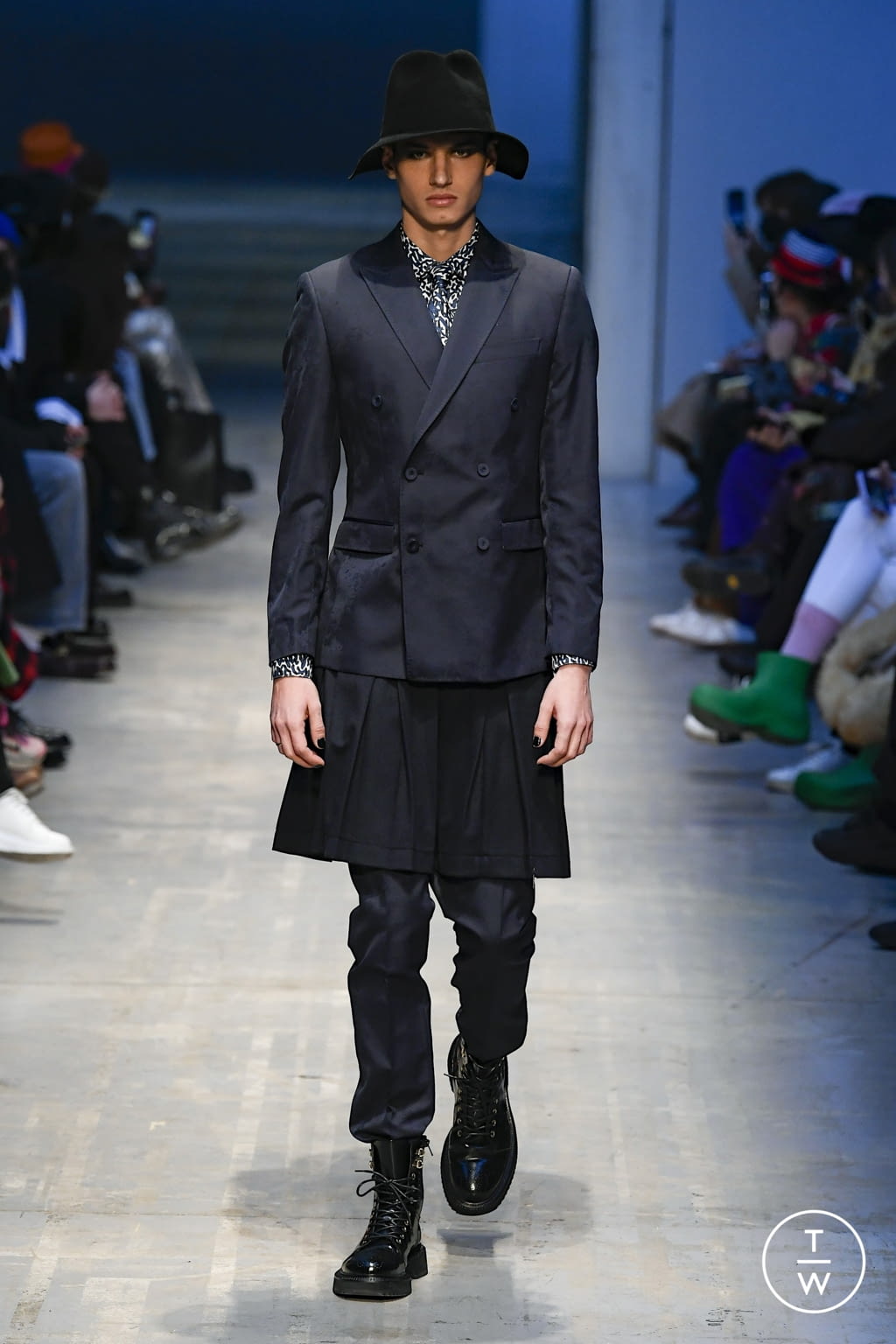 Fashion Week Milan Fall/Winter 2022 look 5 from the Miguel Vieira collection menswear