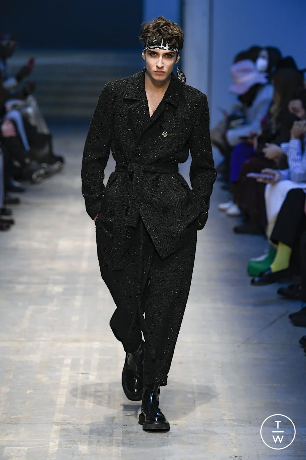 Fashion Week Milan Fall/Winter 2022 look 9 from the Miguel Vieira collection 男装