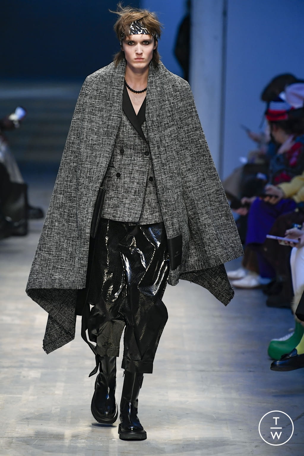 Fashion Week Milan Fall/Winter 2022 look 12 from the Miguel Vieira collection 男装
