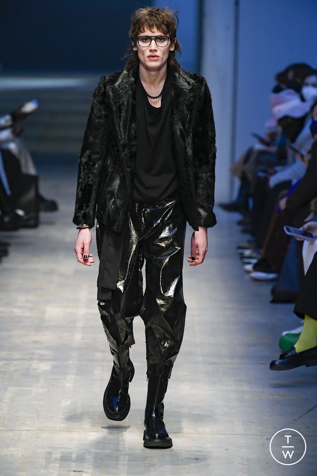 Fashion Week Milan Fall/Winter 2022 look 24 from the Miguel Vieira collection menswear