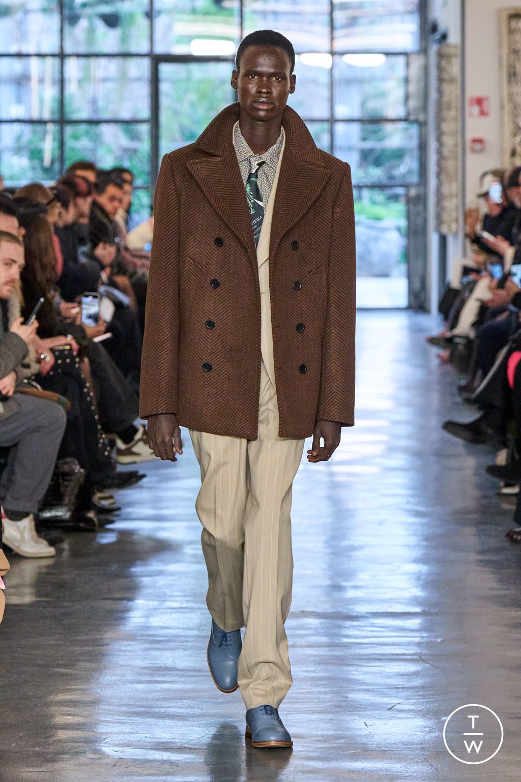 Fashion Week Milan Fall/Winter 2026 look 1 from the Miguel Vieira collection 男装