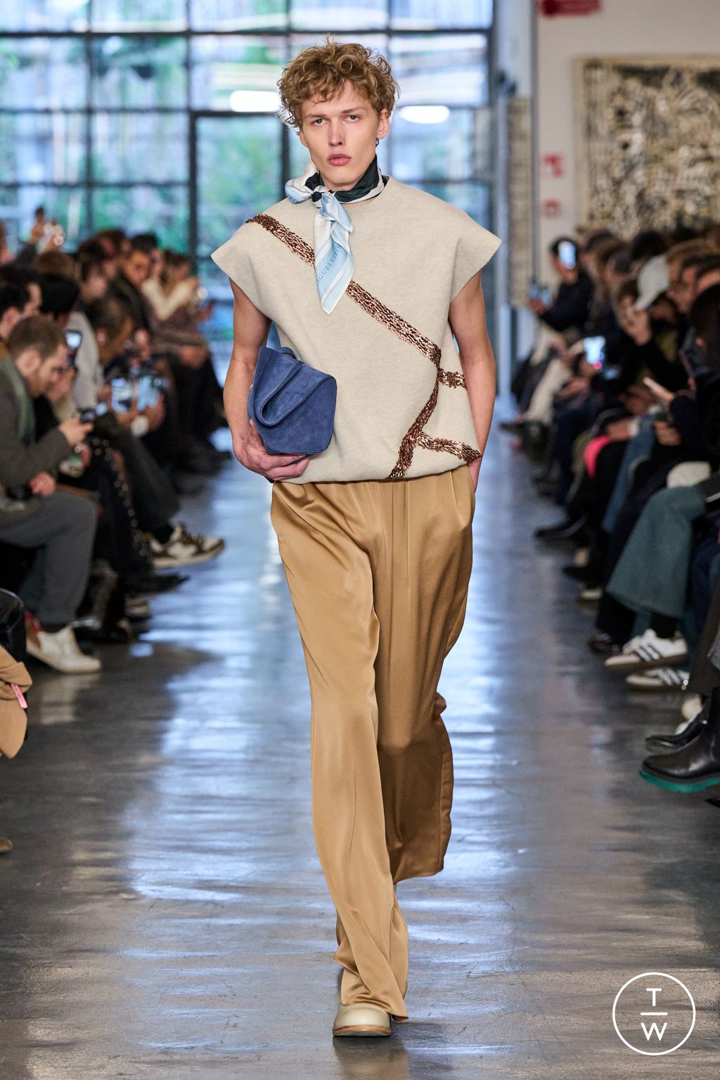 Fashion Week Milan Fall/Winter 2026 look 3 from the Miguel Vieira collection 男装