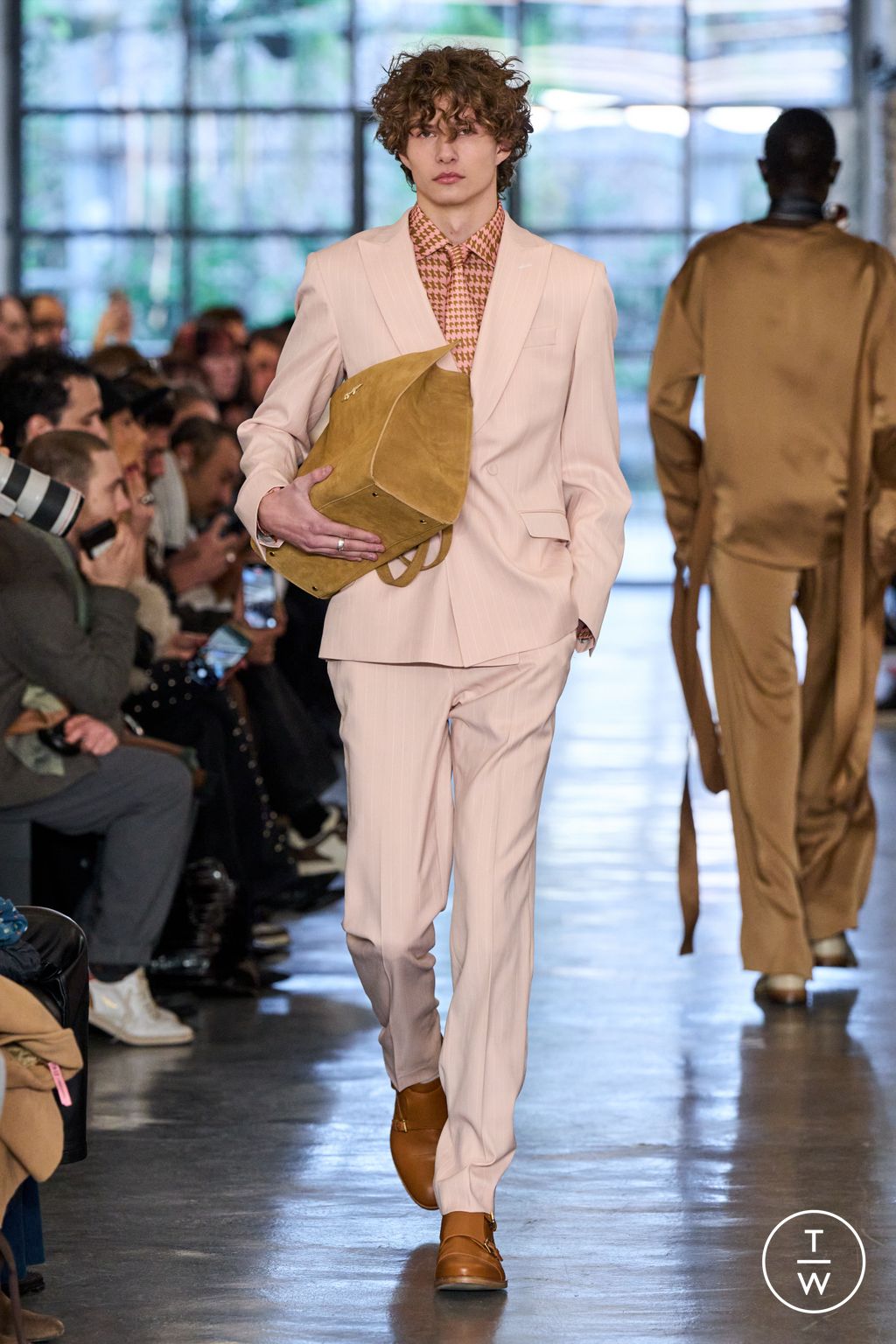 Fashion Week Milan Fall/Winter 2026 look 13 from the Miguel Vieira collection menswear