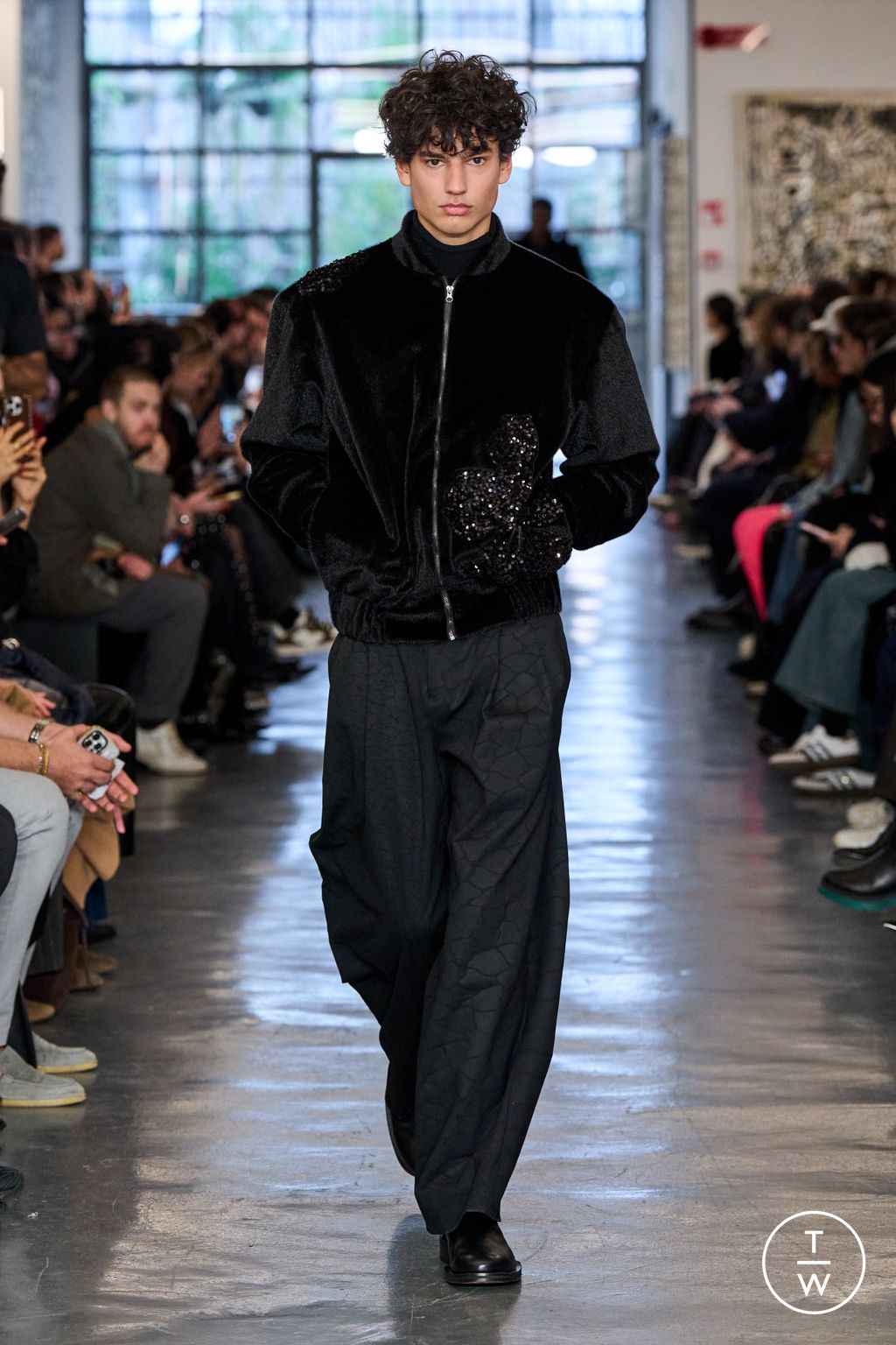 Fashion Week Milan Fall/Winter 2026 look 30 from the Miguel Vieira collection menswear