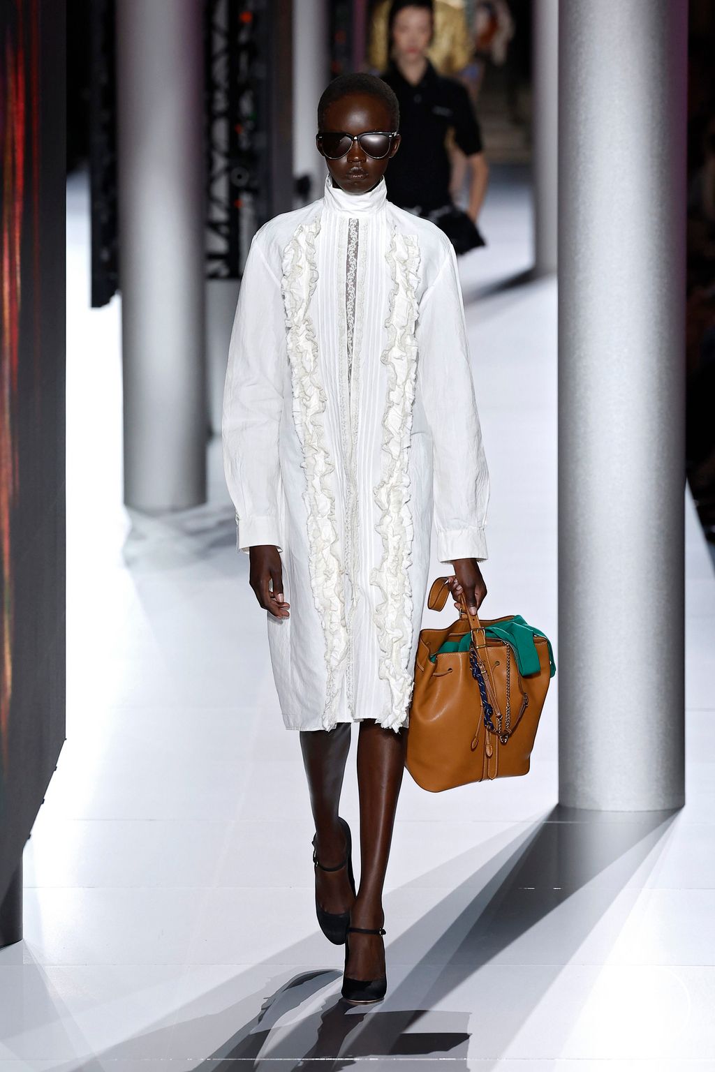 Fashion Week Paris Spring/Summer 2024 look 40 from the Miu Miu collection 女装