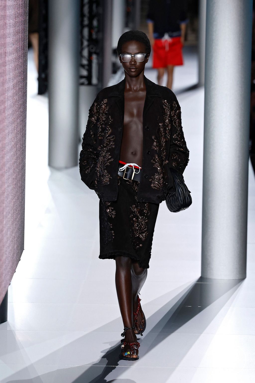 Fashion Week Paris Spring/Summer 2024 look 59 from the Miu Miu collection 女装