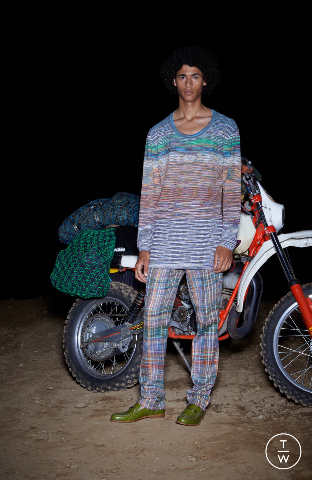 Fashion Week Milan Spring/Summer 2019 look 12 from the Missoni collection menswear