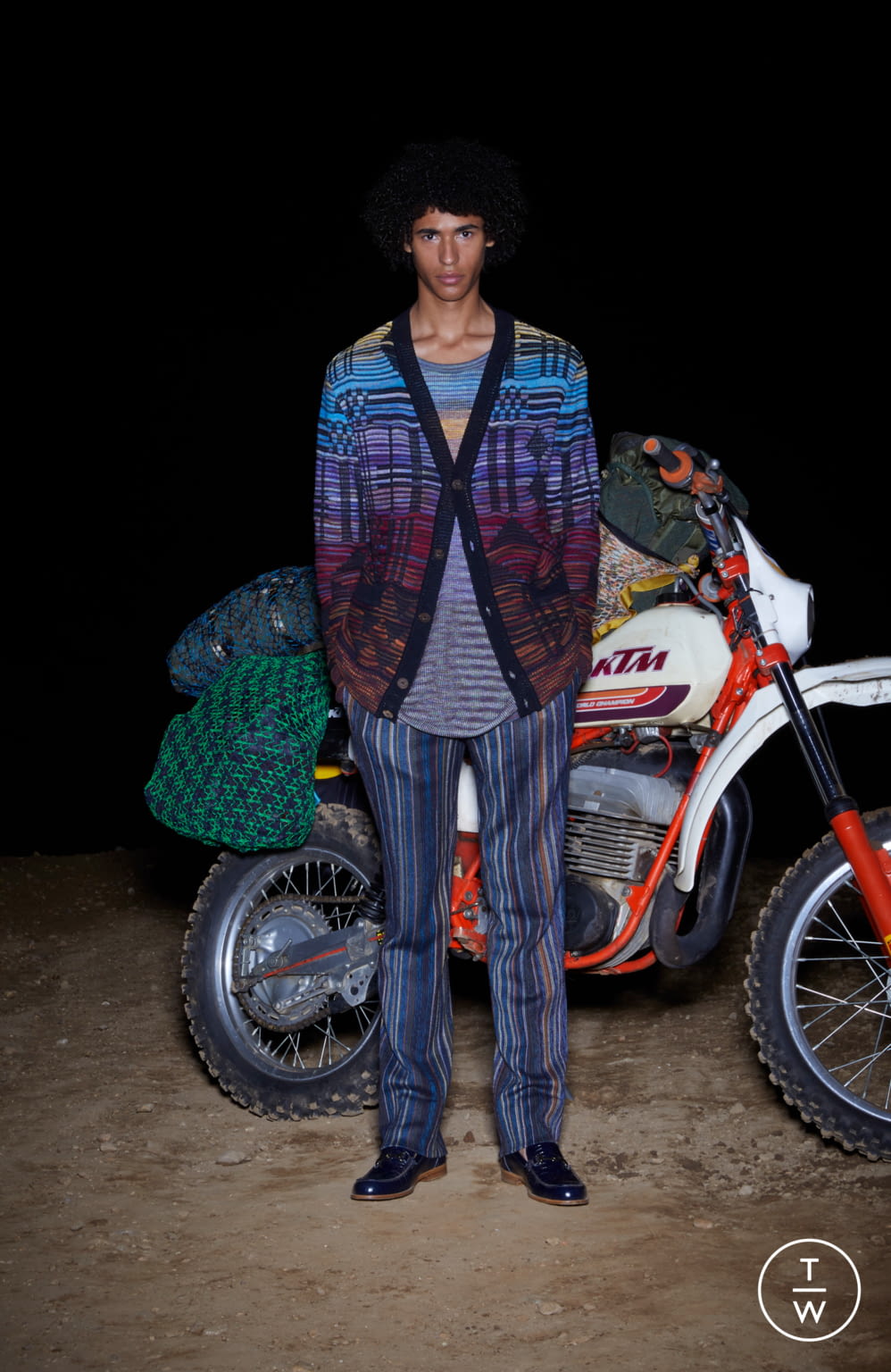 Fashion Week Milan Spring/Summer 2019 look 14 from the Missoni collection 男装
