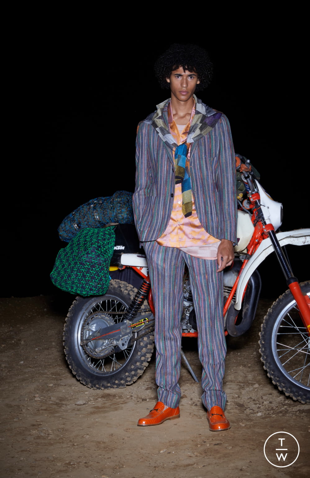 Fashion Week Milan Spring/Summer 2019 look 18 from the Missoni collection 男装