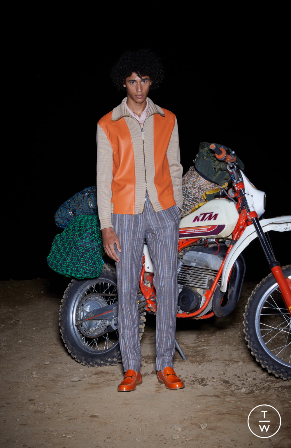 Fashion Week Milan Spring/Summer 2019 look 19 from the Missoni collection menswear