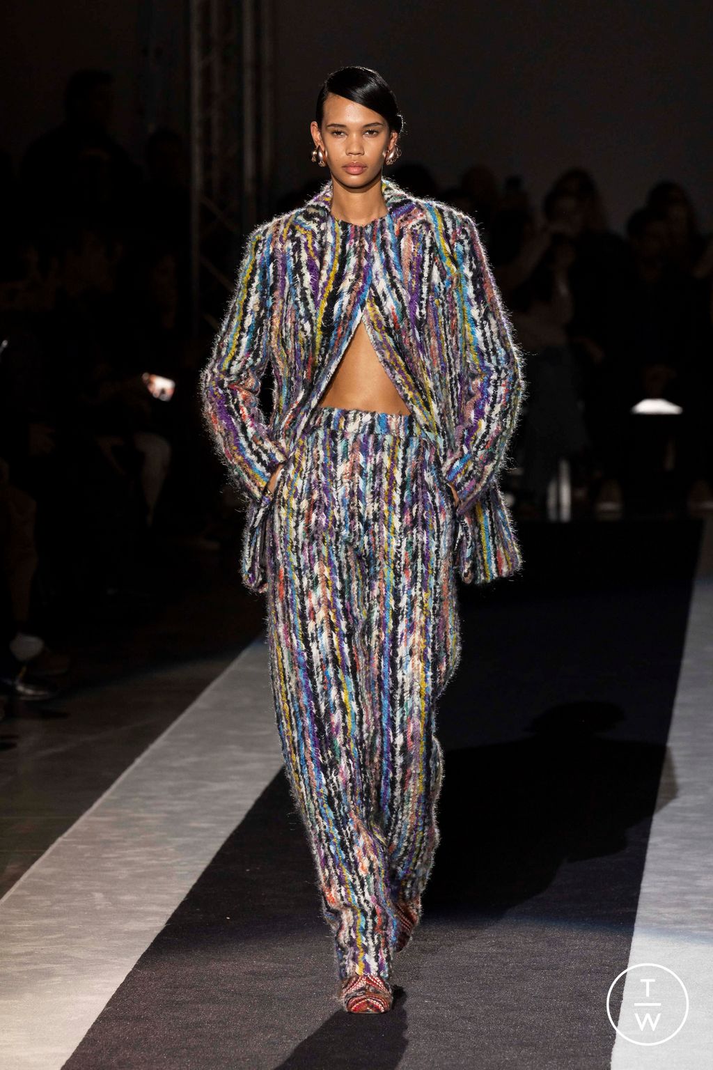 Fashion Week Milan Fall/Winter 2024 look 17 from the Missoni collection 女装