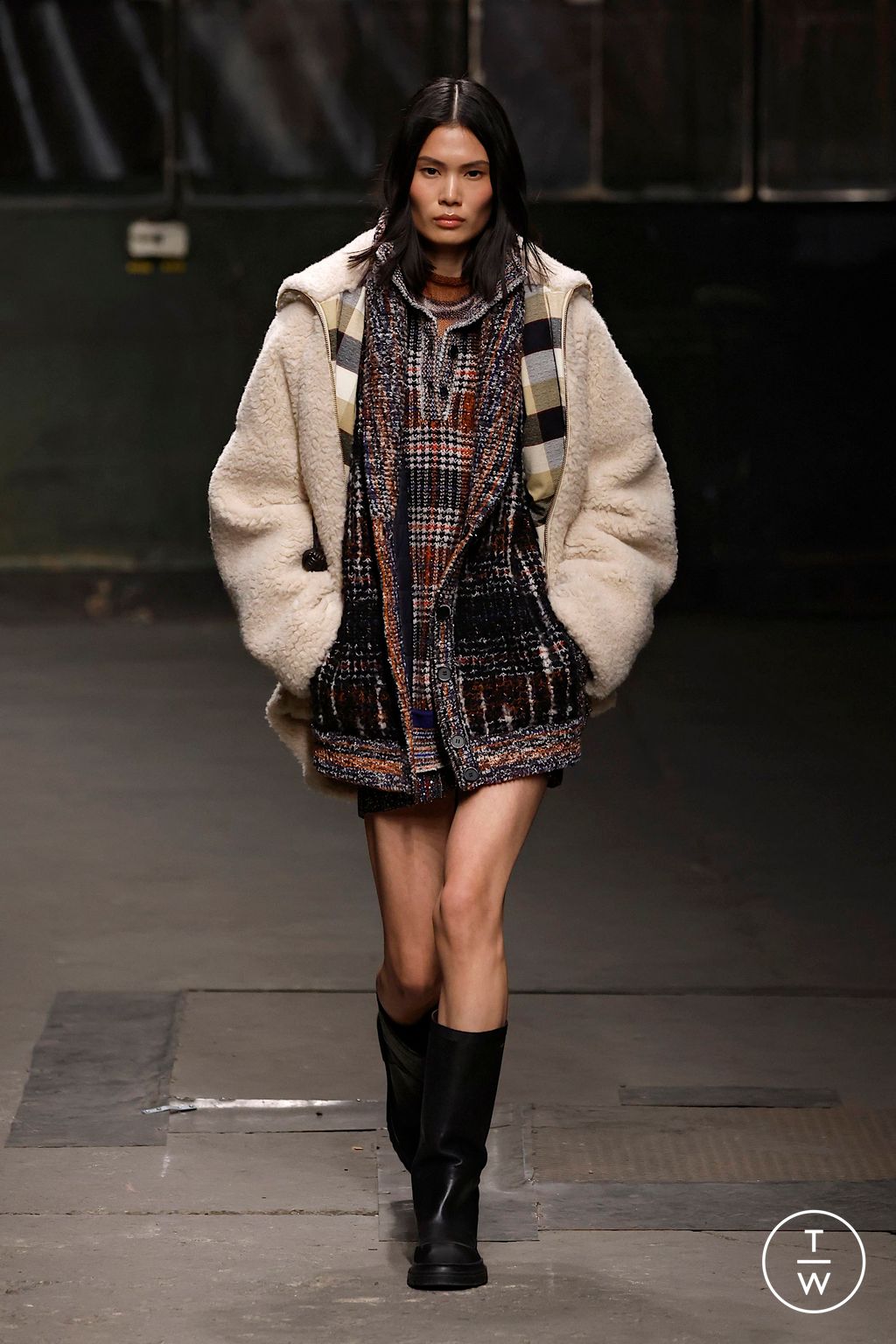 Fashion Week Milan Fall/Winter 2025 look 3 from the Missoni collection womenswear