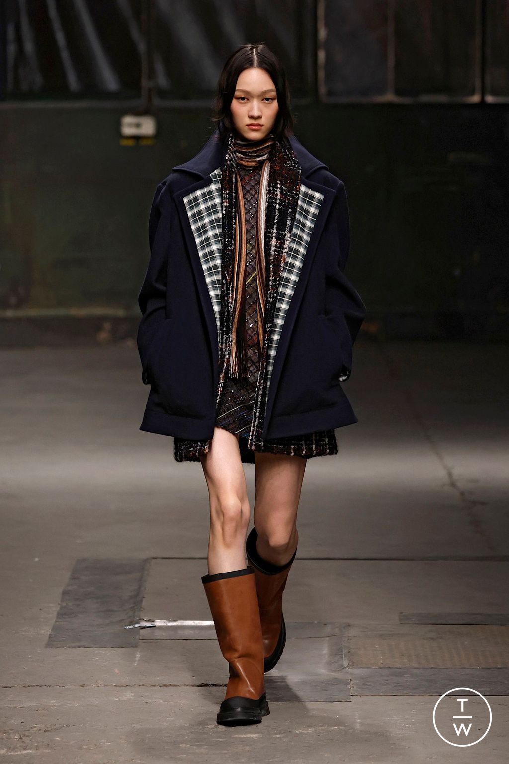 Fashion Week Milan Fall/Winter 2025 look 11 from the Missoni collection womenswear