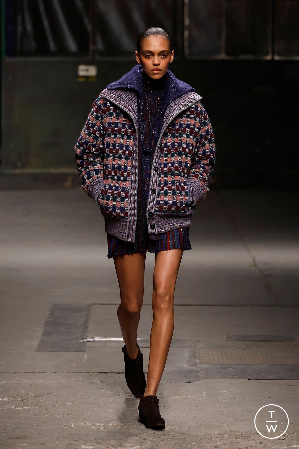 Fashion Week Milan Fall/Winter 2025 look 24 from the Missoni collection womenswear