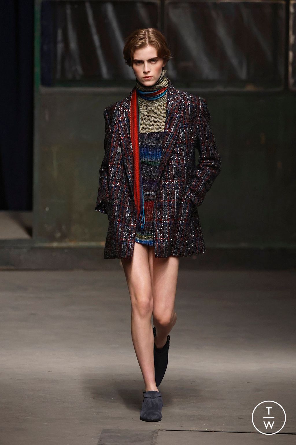 Fashion Week Milan Fall/Winter 2025 look 35 from the Missoni collection womenswear
