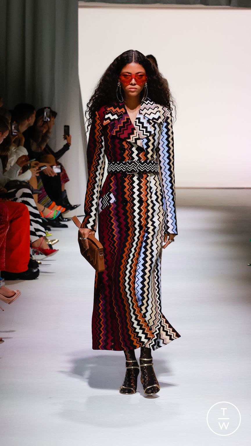 Fashion Week Milan Fall/Winter 2023 look 6 from the Missoni collection 女装