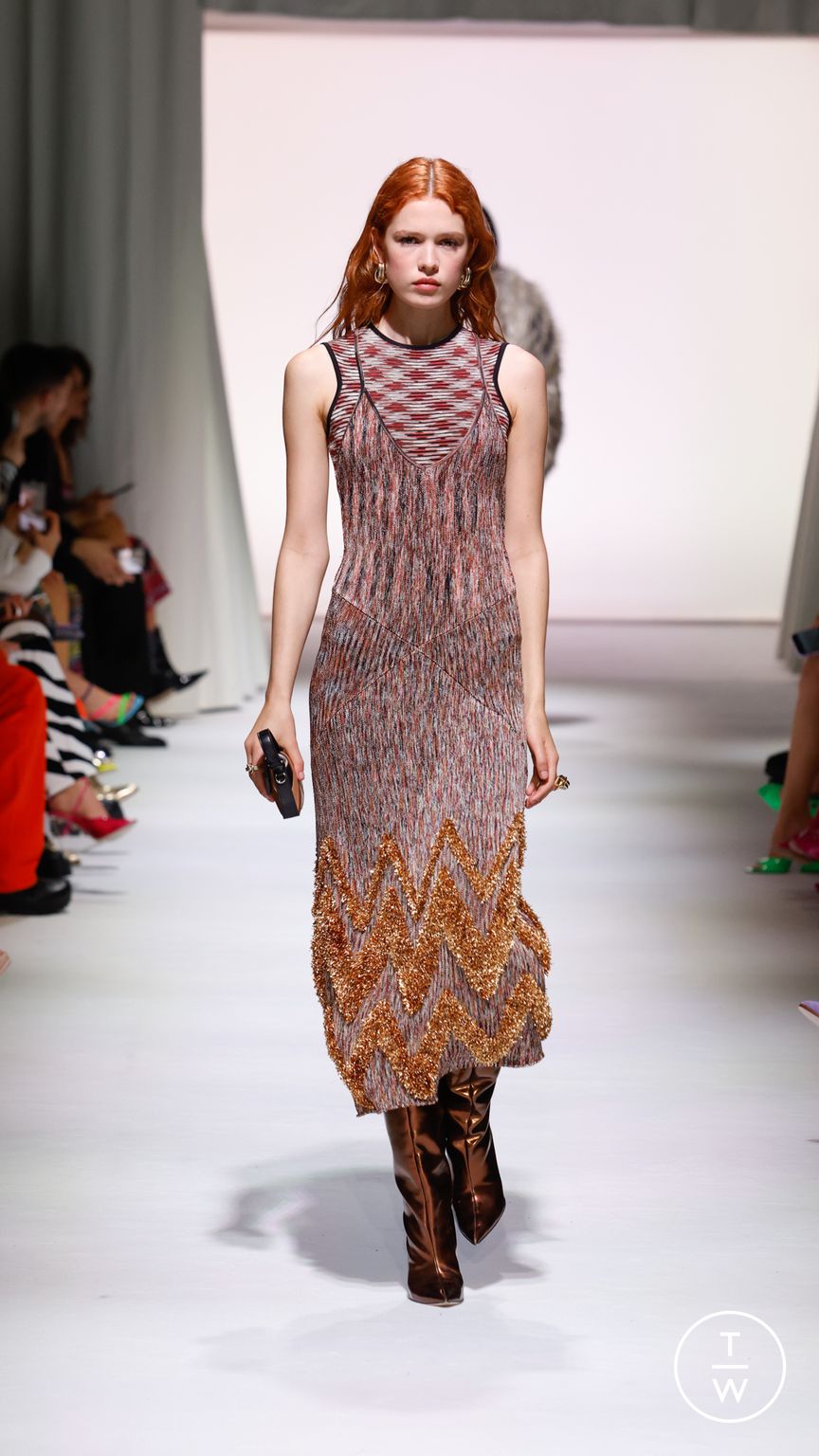 Fashion Week Milan Fall/Winter 2023 look 11 de la collection Missoni womenswear