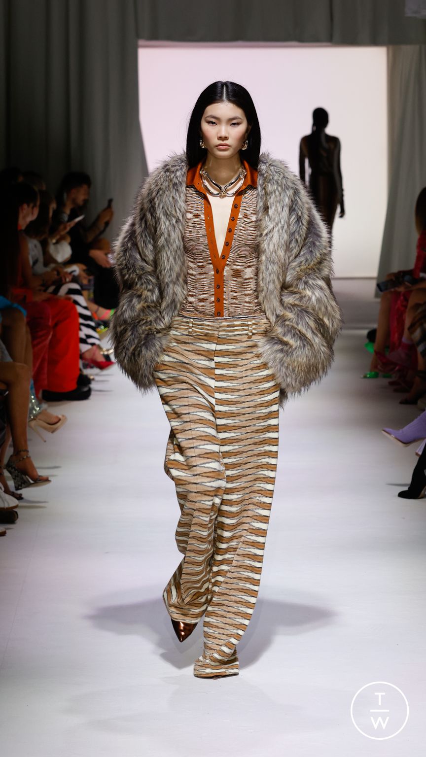 Fashion Week Milan Fall/Winter 2023 look 12 de la collection Missoni womenswear