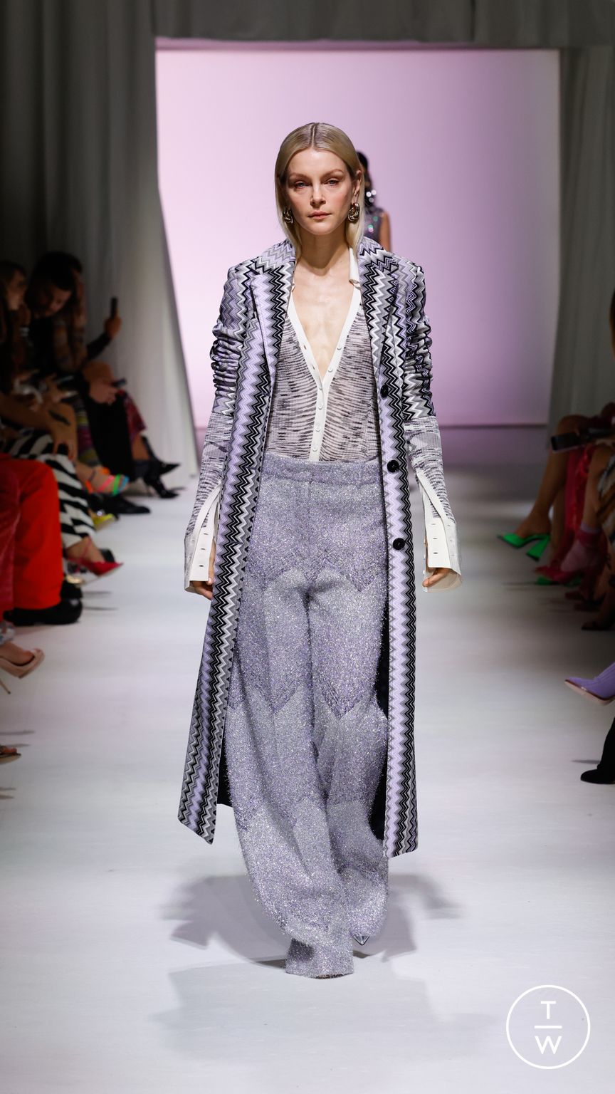 Fashion Week Milan Fall/Winter 2023 look 26 from the Missoni collection womenswear