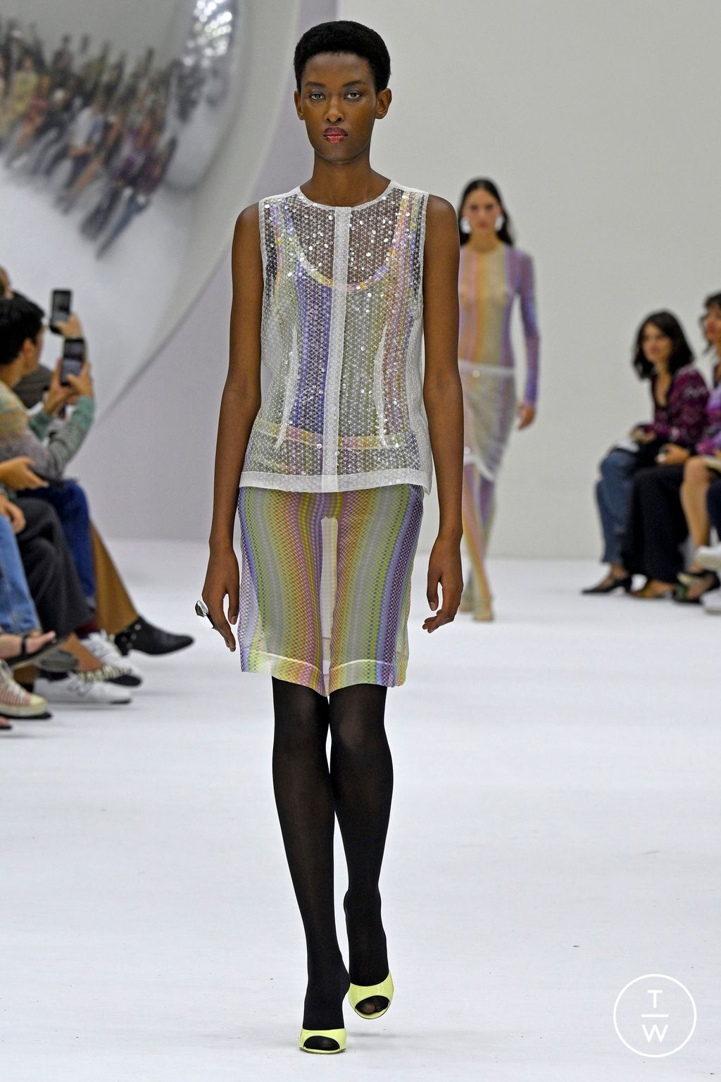 Fashion Week Milan Spring/Summer 2024 look 5 from the Missoni collection womenswear