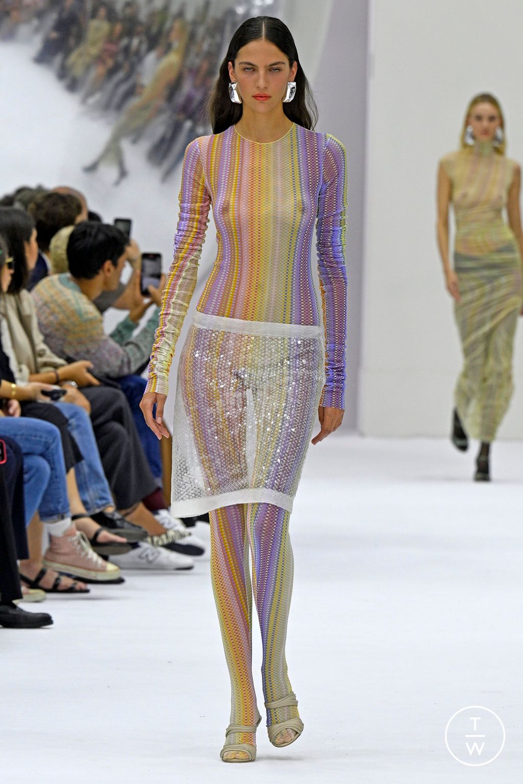Fashion Week Milan Spring/Summer 2024 look 6 from the Missoni collection womenswear