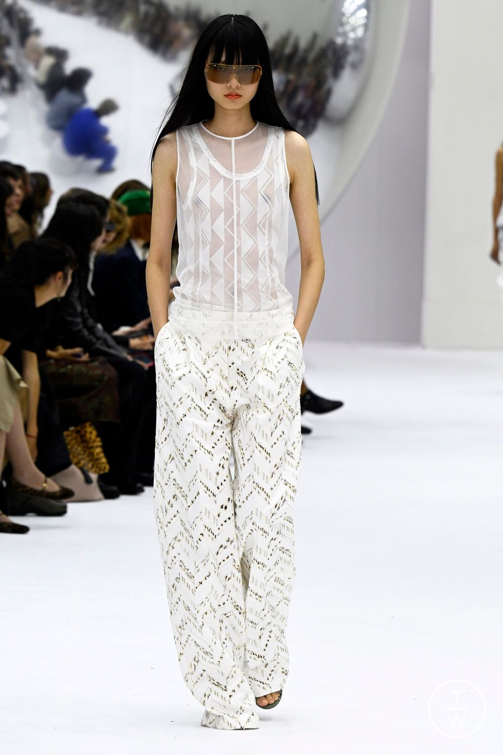 Fashion Week Milan Spring/Summer 2024 look 22 from the Missoni collection womenswear