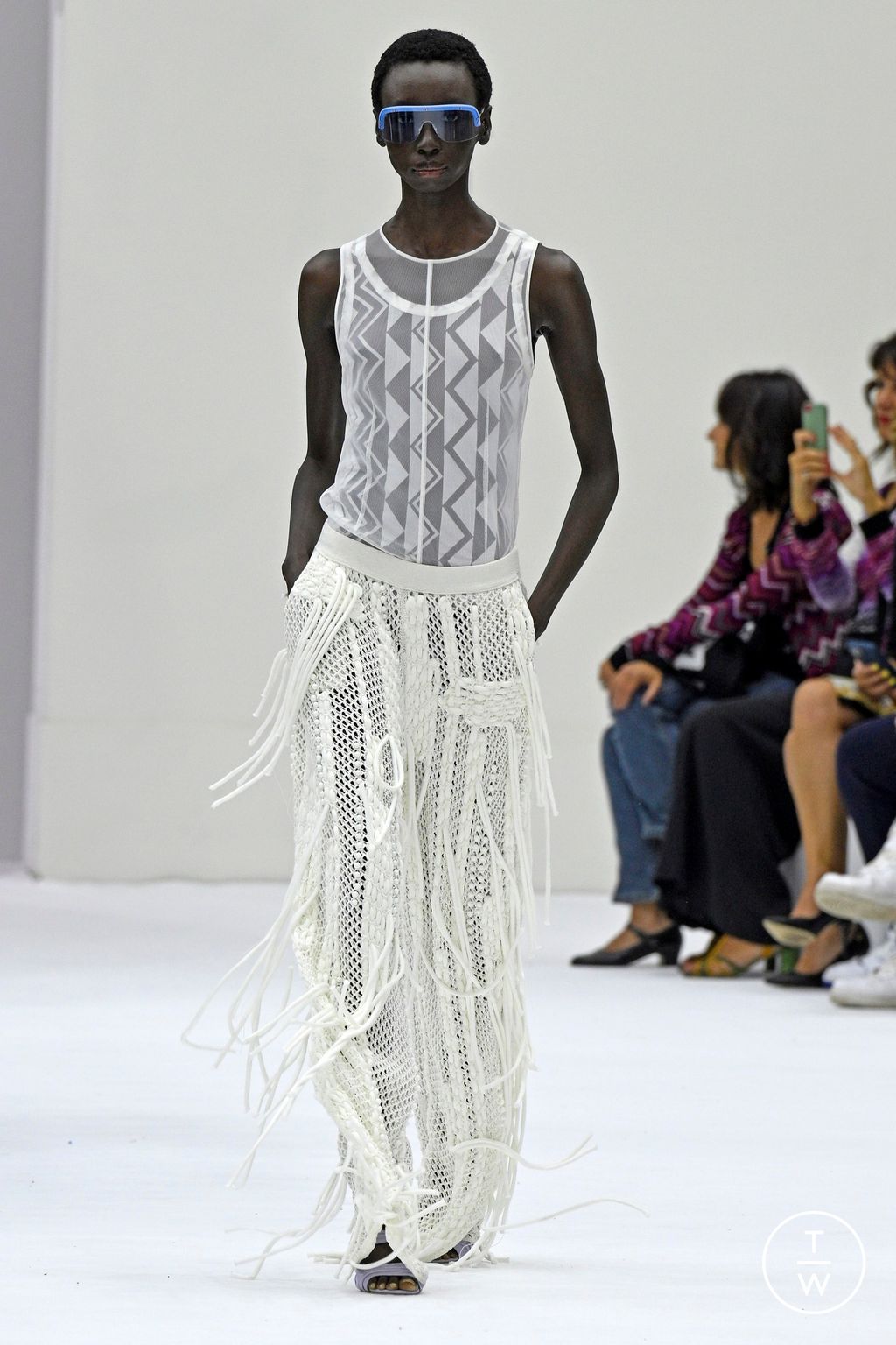 Fashion Week Milan Spring/Summer 2024 look 24 de la collection Missoni womenswear