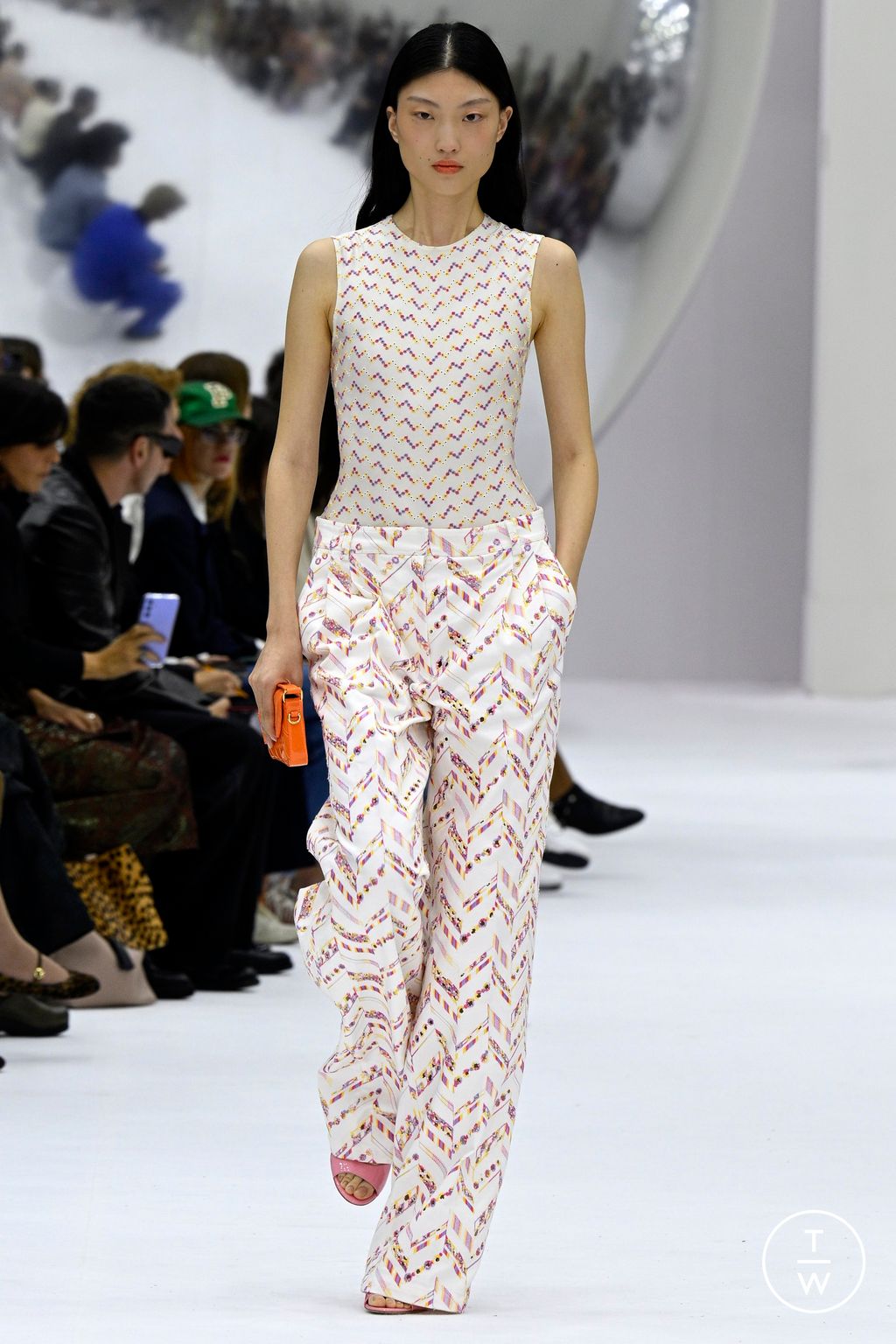 Fashion Week Milan Spring/Summer 2024 look 27 from the Missoni collection womenswear