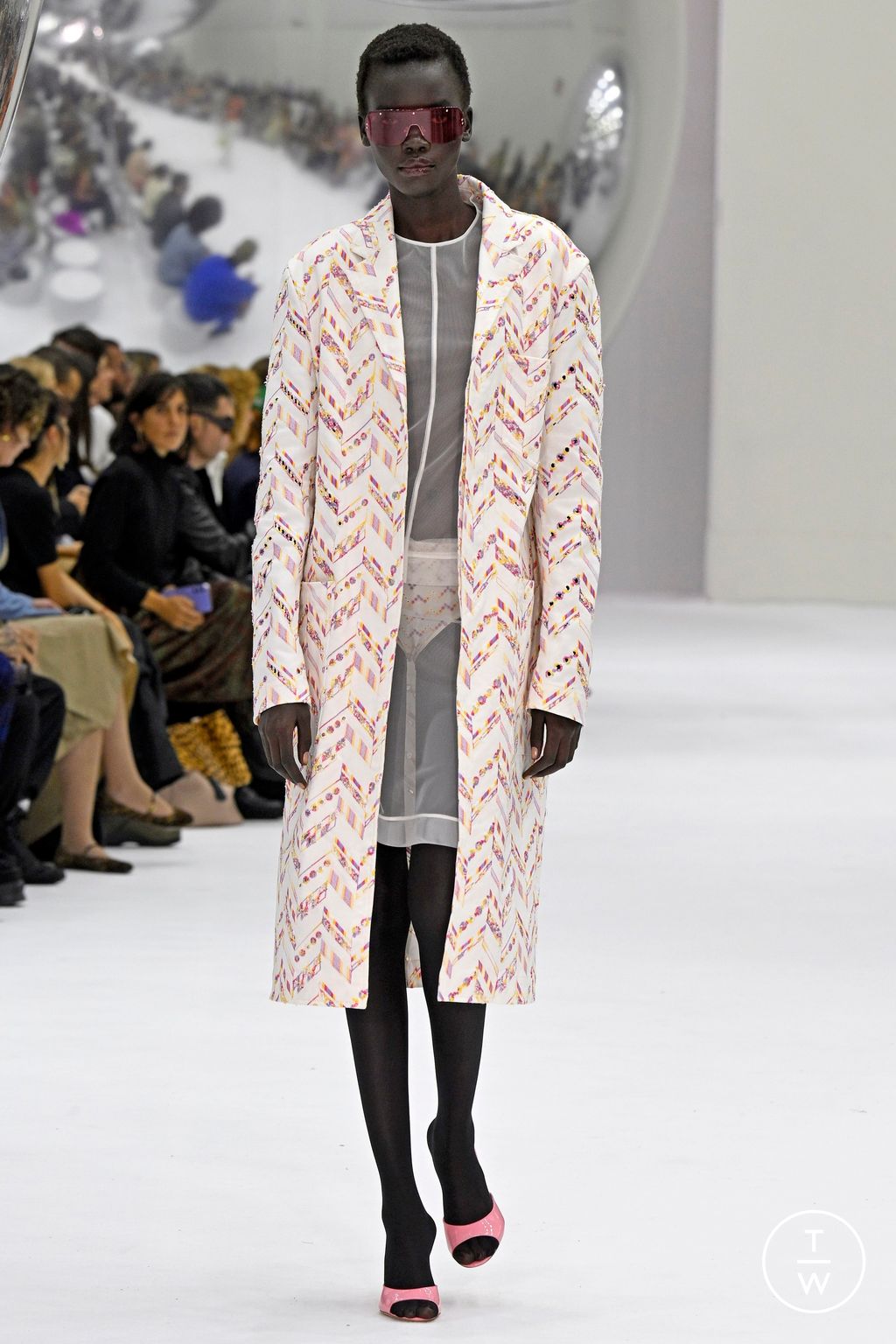 Fashion Week Milan Spring/Summer 2024 look 33 from the Missoni collection 女装