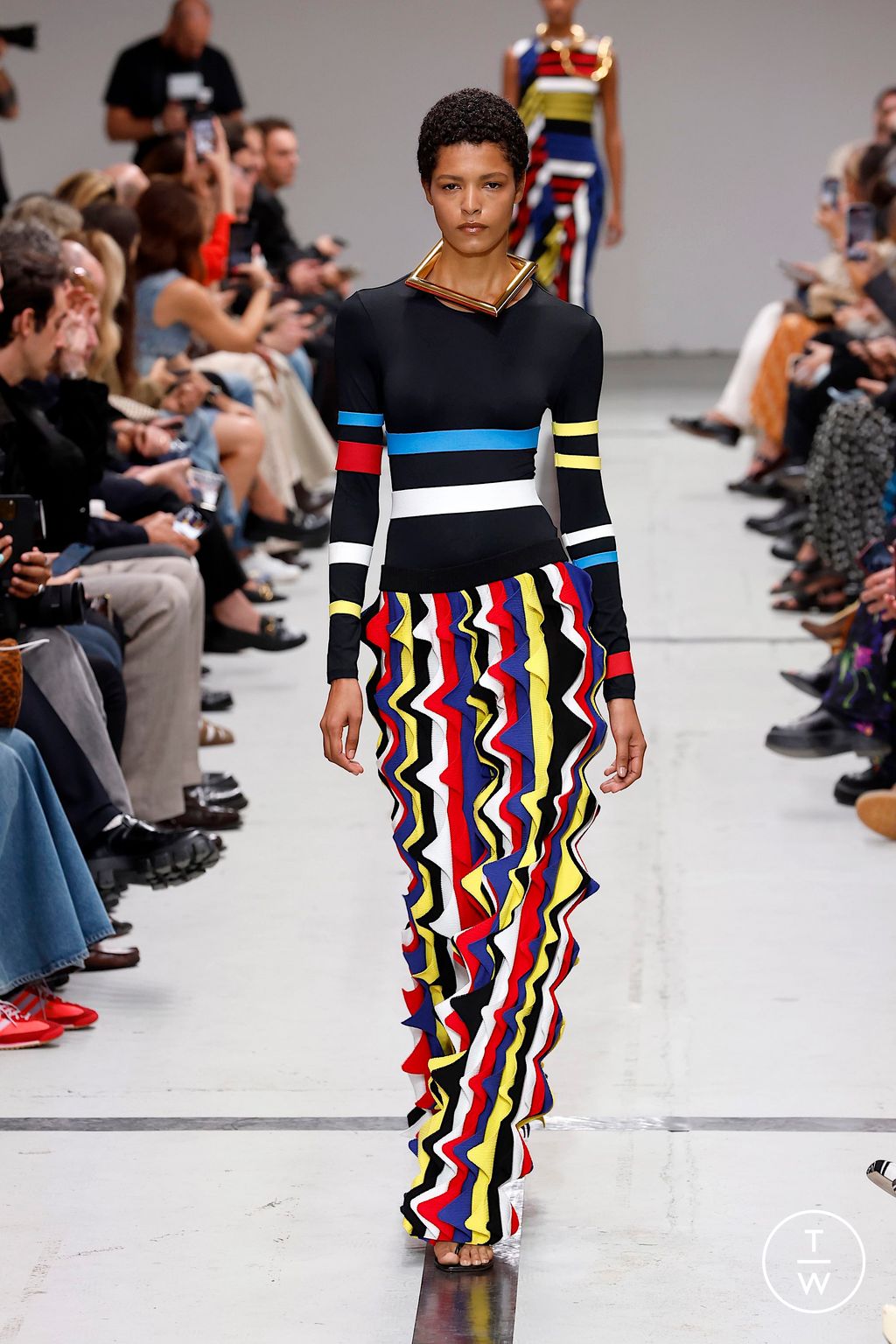 Fashion Week Milan Spring/Summer 2025 look 30 from the Missoni collection womenswear