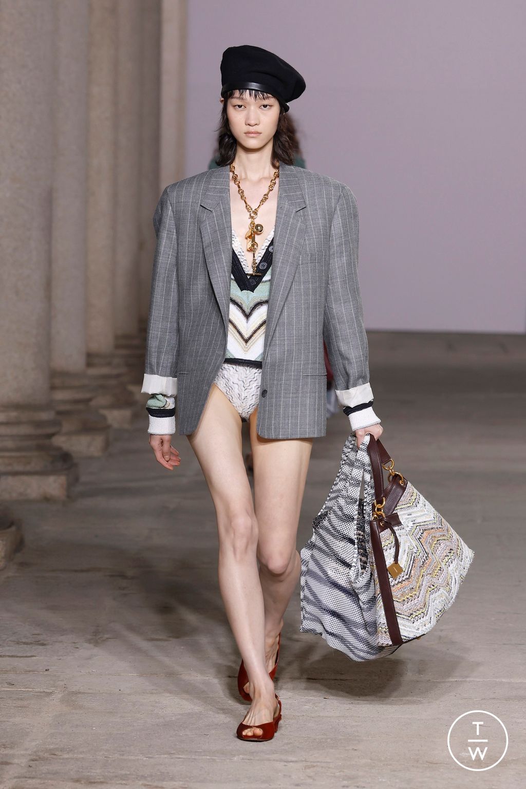 Fashion Week Milan Spring/Summer 2026 look 16 de la collection Missoni womenswear