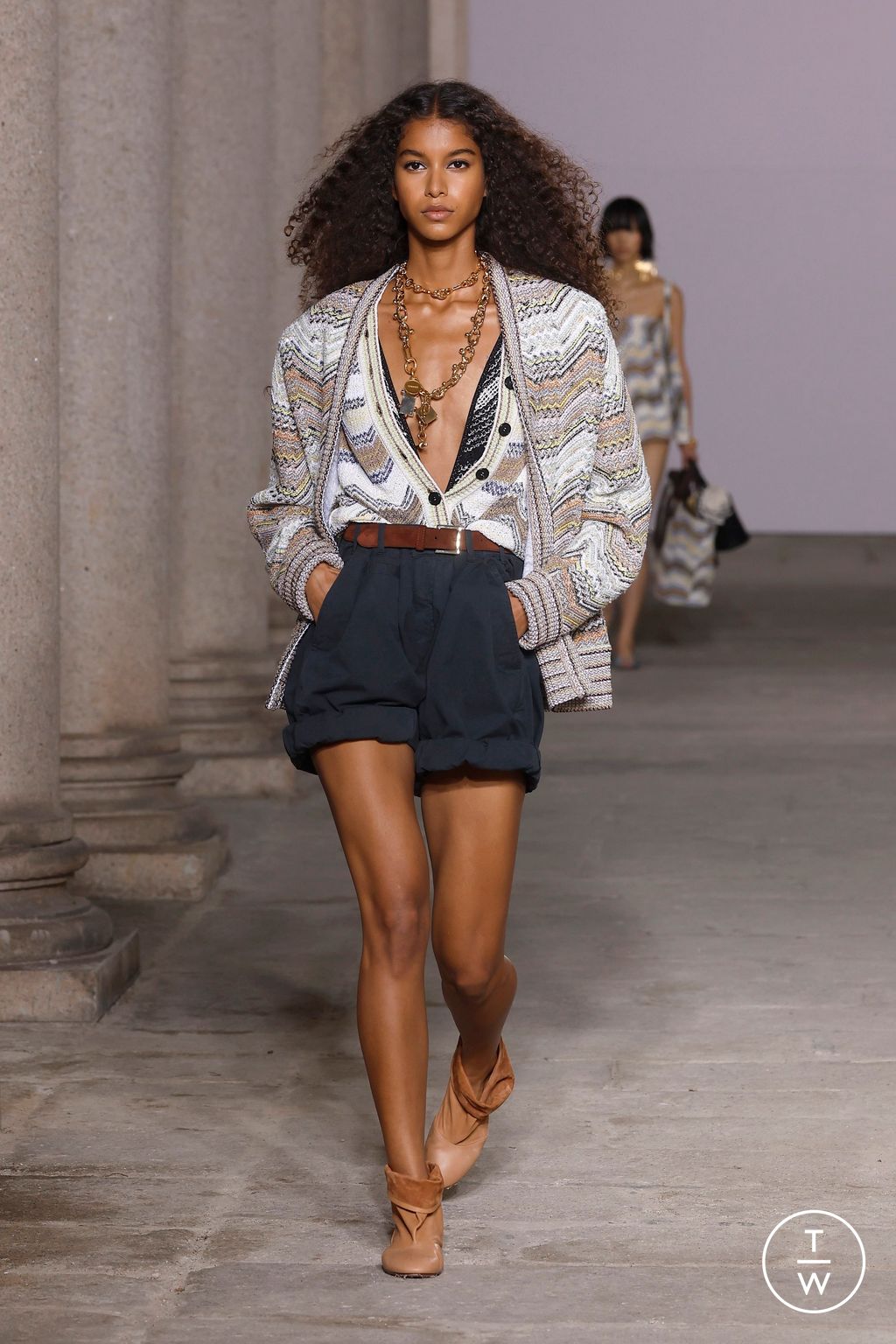 Fashion Week Milan Spring/Summer 2026 look 21 de la collection Missoni womenswear