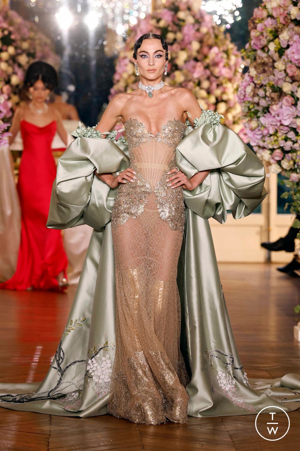 Fashion Week Paris Spring/Summer 2025 look 19 from the Miss Sohee collection couture