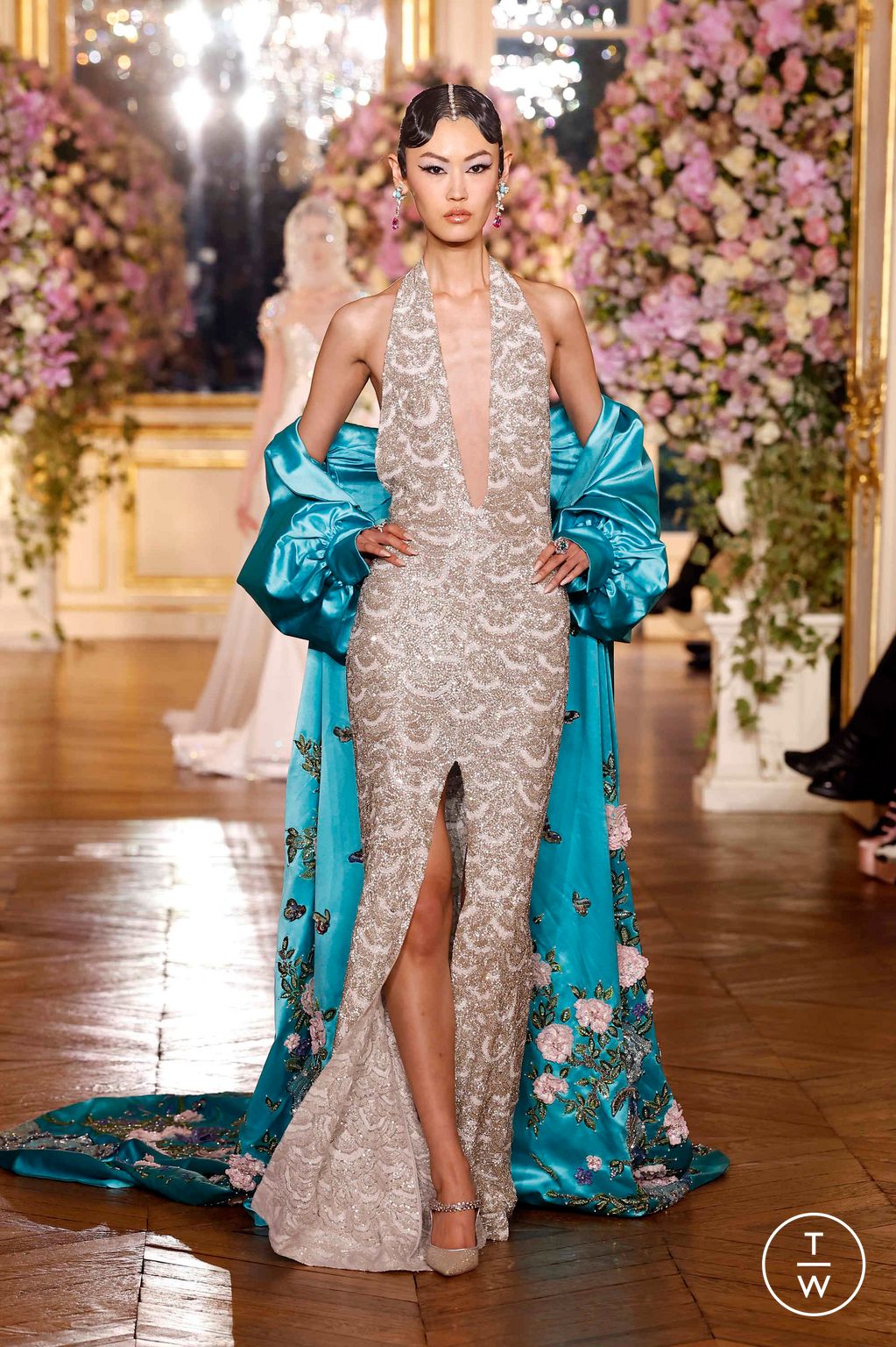 Fashion Week Paris Spring/Summer 2025 look 24 from the Miss Sohee collection couture