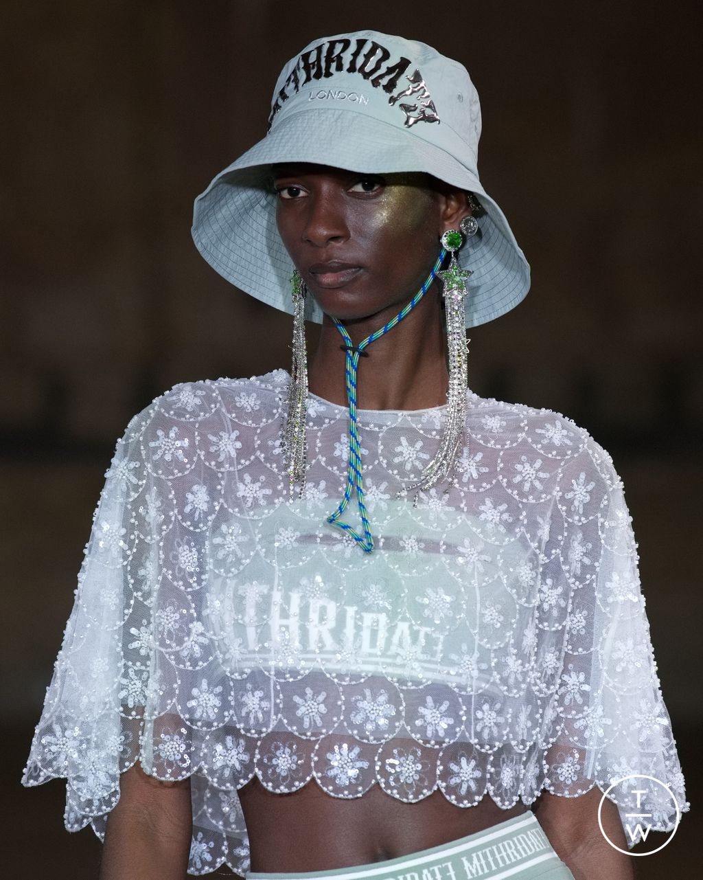 Fashion Week London Spring/Summer 2023 look 36 from the MITHRIDATE collection womenswear accessories