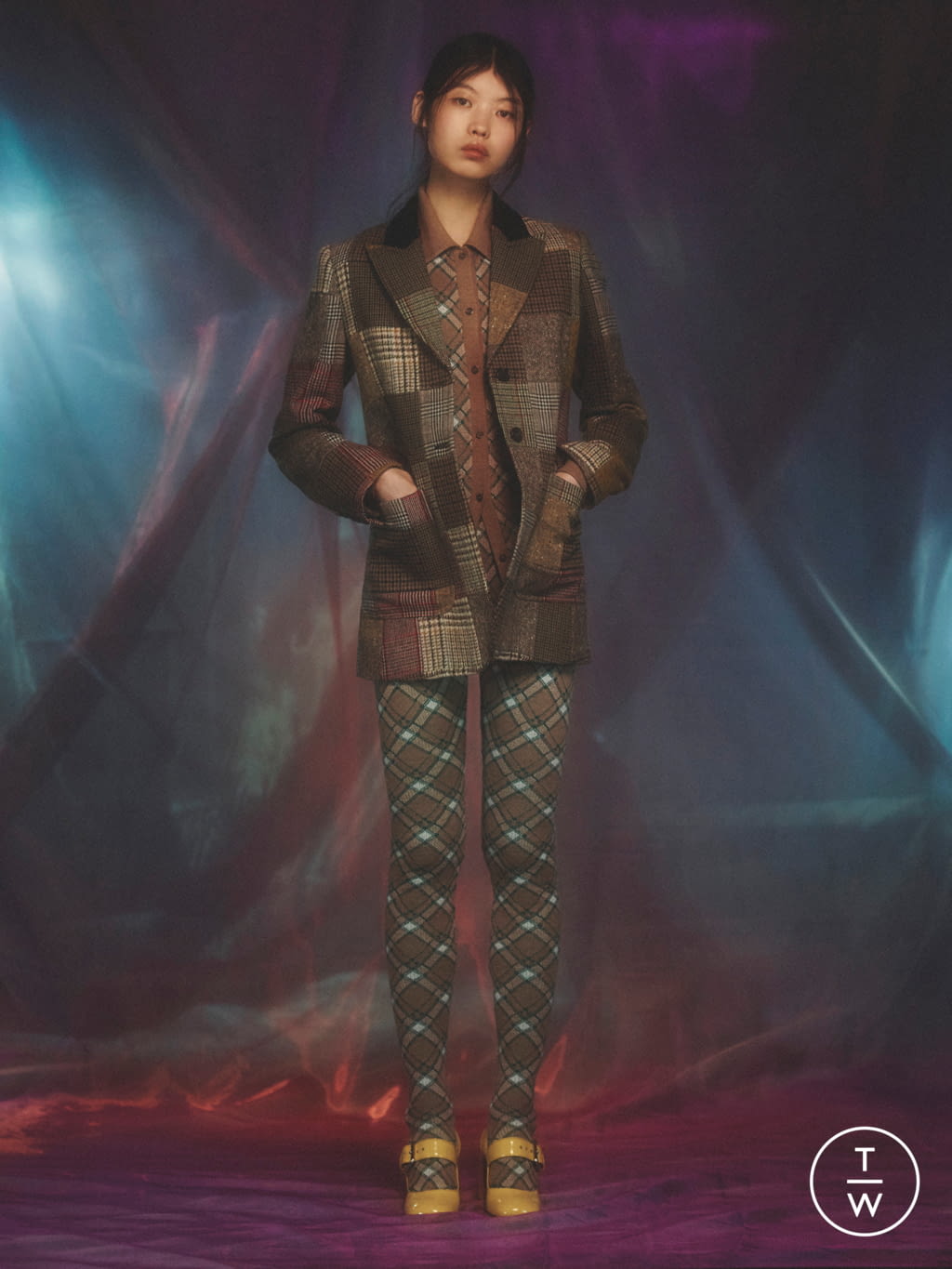 Fashion Week Paris Pre-Fall 2020 look 24 from the Miu Miu collection 女装